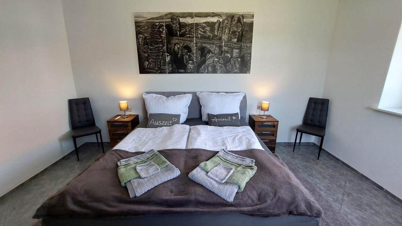 Ferienwohnung Am Hofladen Hellendorf - Saechsische Schweiz Bad Gottleuba Exteriér fotografie