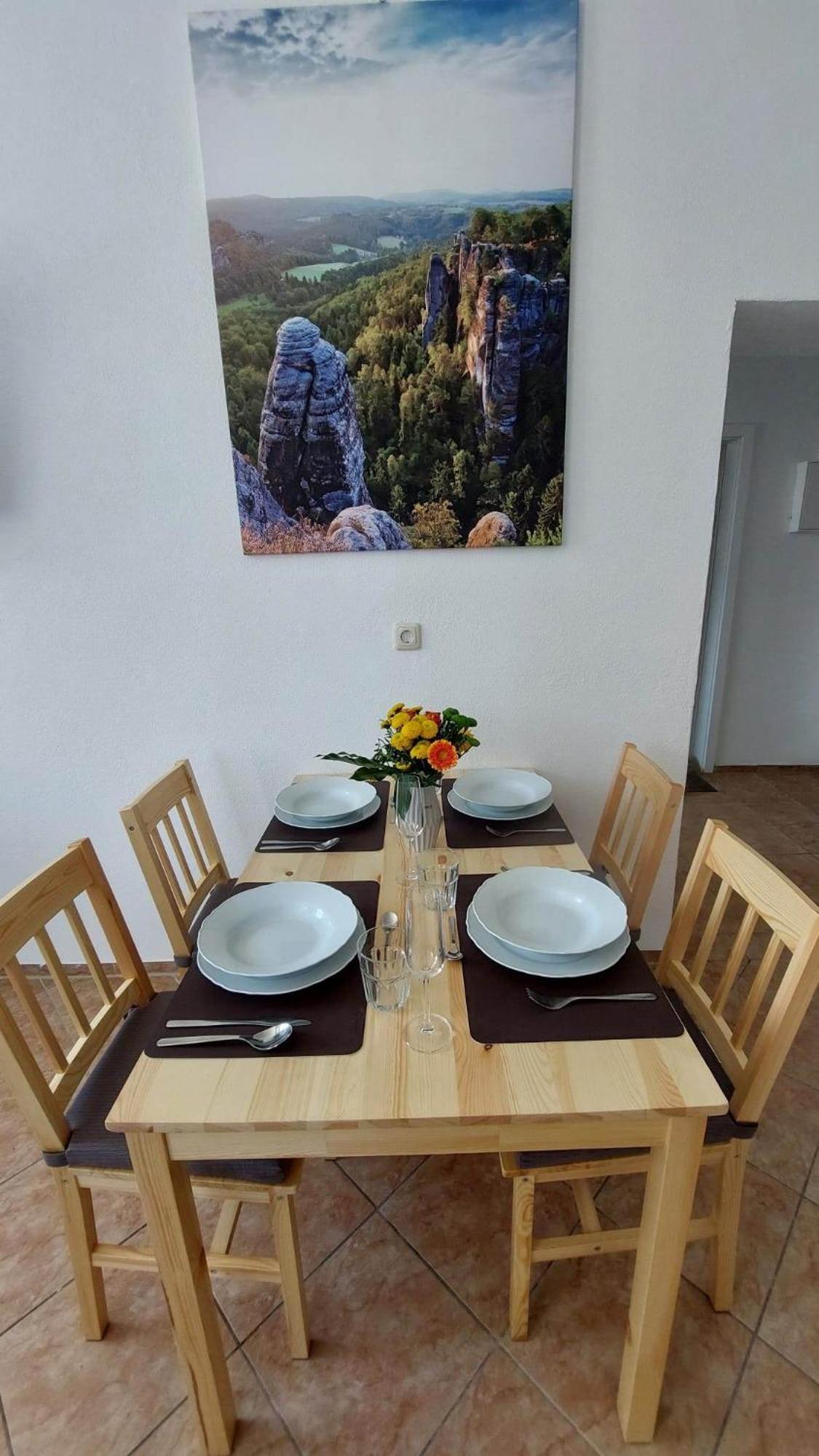 Ferienwohnung Am Hofladen Hellendorf - Saechsische Schweiz Bad Gottleuba Exteriér fotografie